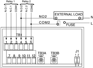 Relay Ouput Connections